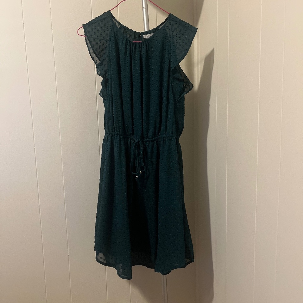 H&M emerald green dress size 6